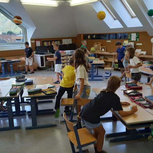 Schulbeginn 4b