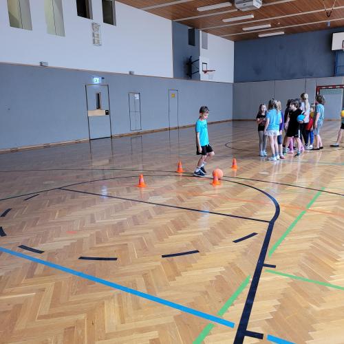 Fußball mit Theo und Ömer
