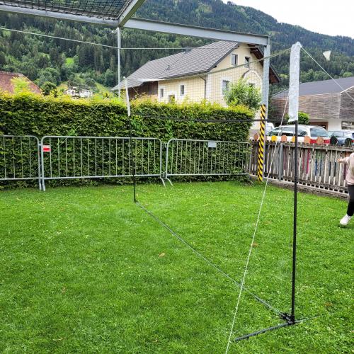 Schulfest Tennisstation