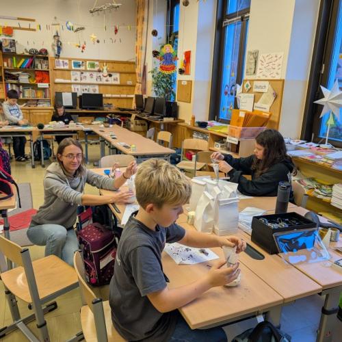 3b Weihnachtsbasteln