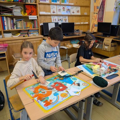 3b Weihnachtsbasteln