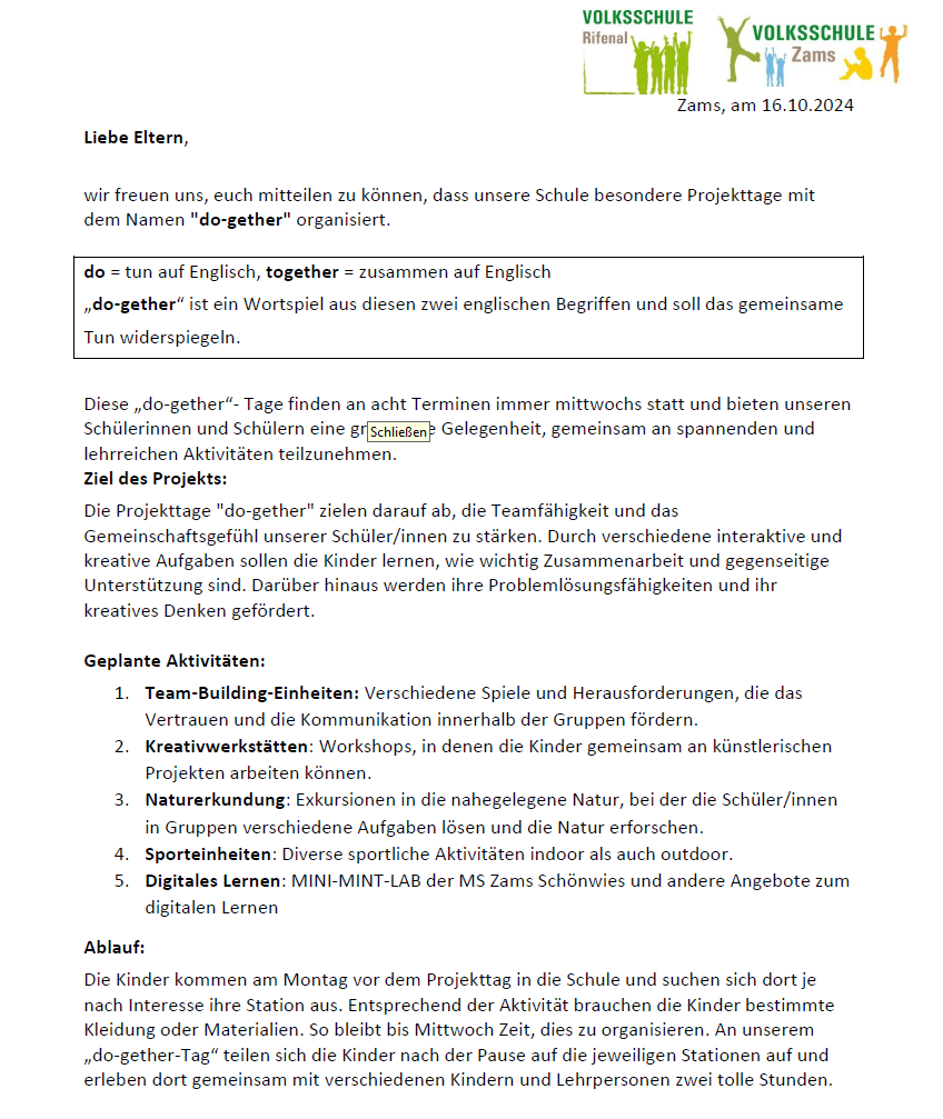 Elterninfo
