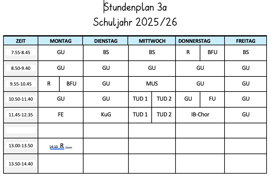 Stundenplan_3a