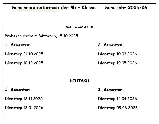 Schularbeitentermine_4b